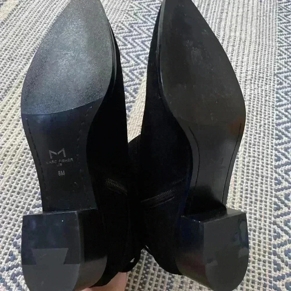 Marc Fisher Black Yandi Bootie - Picture 5 of 7
